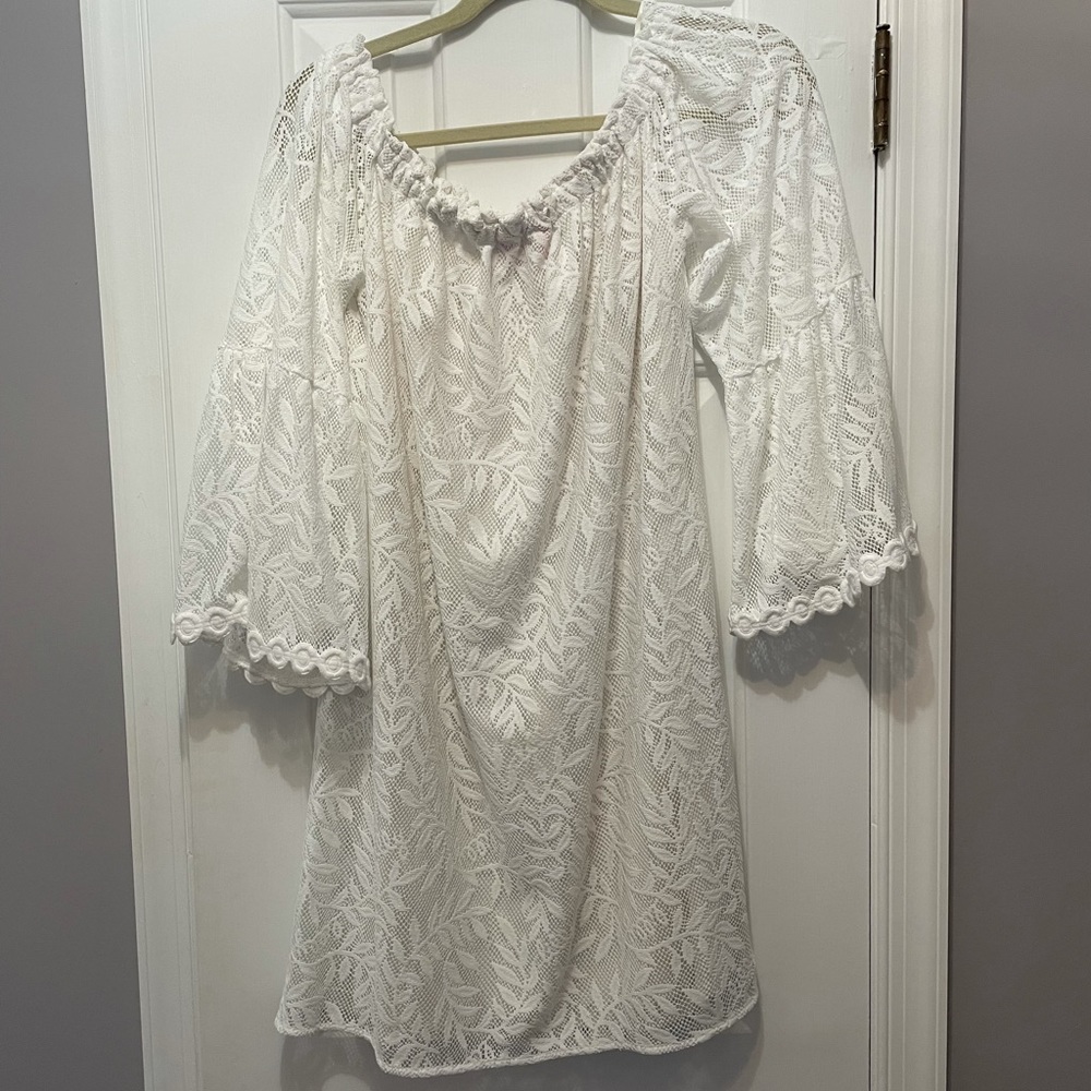 Lilly Pulitzer Lace, Off-the-Shoulder Nevie Dress